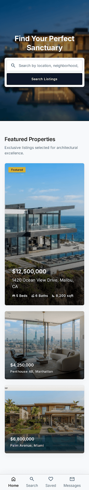 Estate Elite Homepage